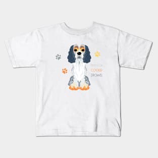 Cute dog American Cocker Spaniel Kids T-Shirt